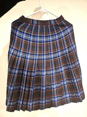 Vintage Plaid Wool Kilt - Surrey Classics Canada, Preppy Highland Skirt